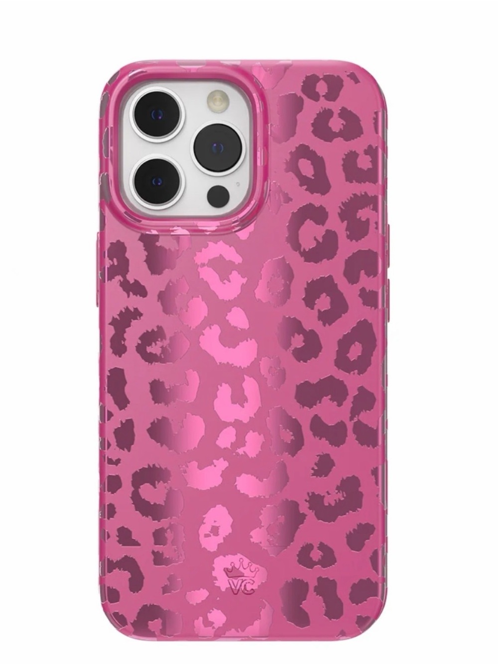 Velvet Caviar - Pink Ruby Leopard Print iPhone Case (iPhone 13 PRO)